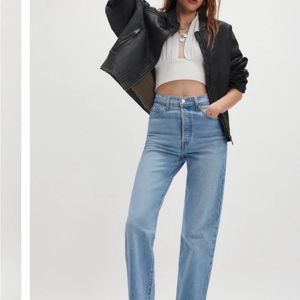 levi’s rib cage straight jeans